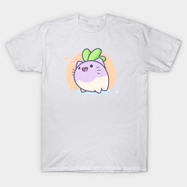 Turnip Cat 1 T-Shirt by Everything A Cat